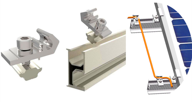 grounding lug for solar mounting systems grounding lug for solar mounting systems