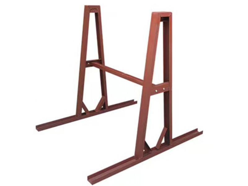 steel A-frame display racks