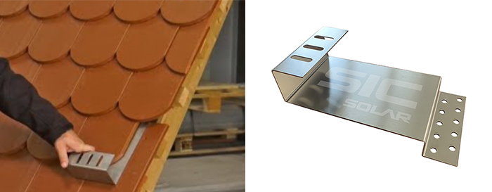 Roof Fastener for Flat Tiles