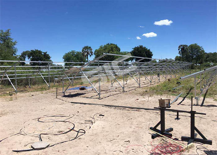 Ground mounted PV rack system Ground mounted PV rack system