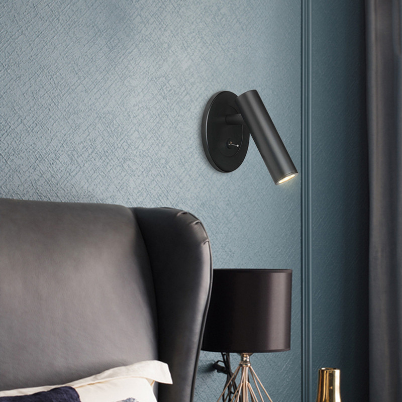 Bedside reading wall light