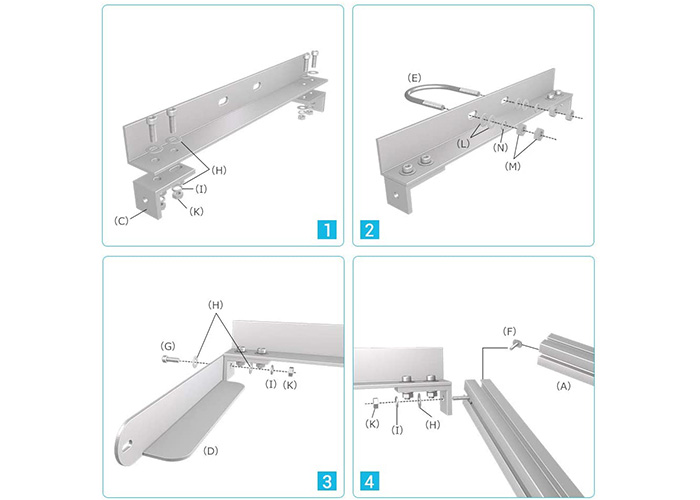 Pole Mount Support Racking For Solar Panel