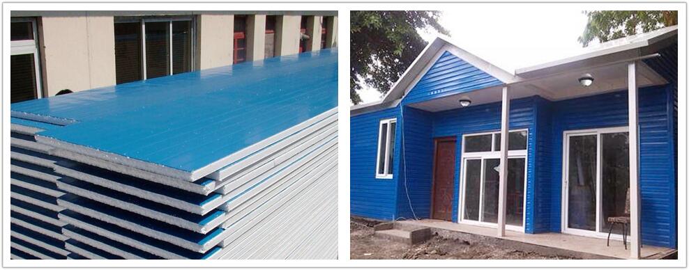 Lightweight EPS sandwich panels for roof system