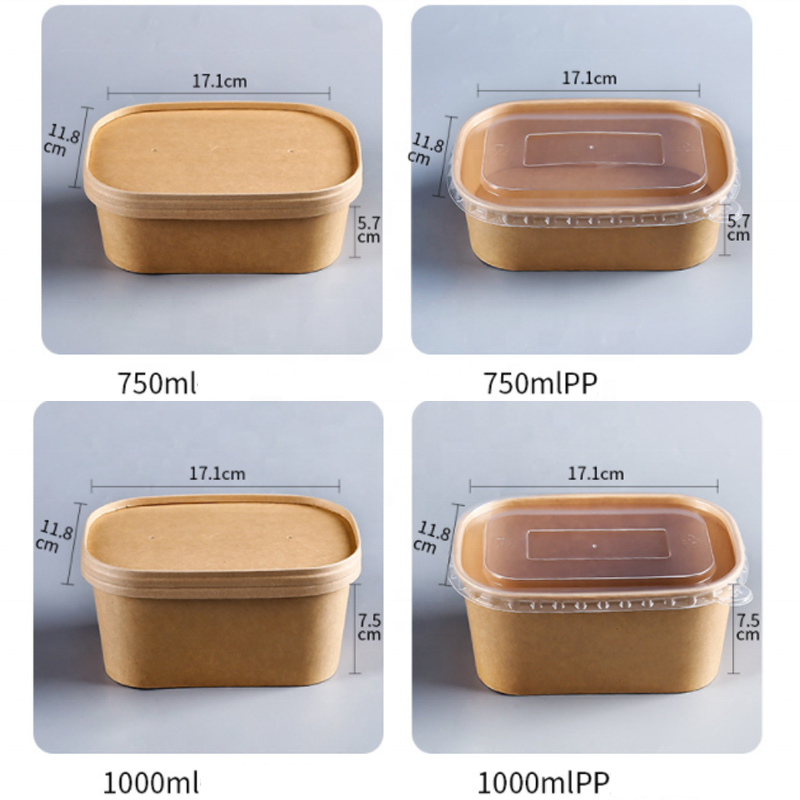 Square Rectangular Salad Bowls