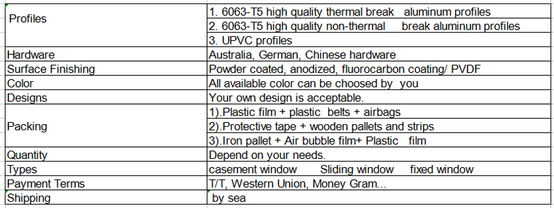 exterior shutters specifications