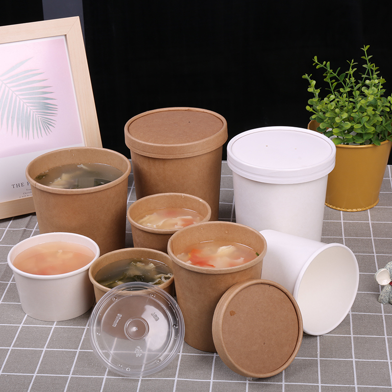 kraft paper bowls