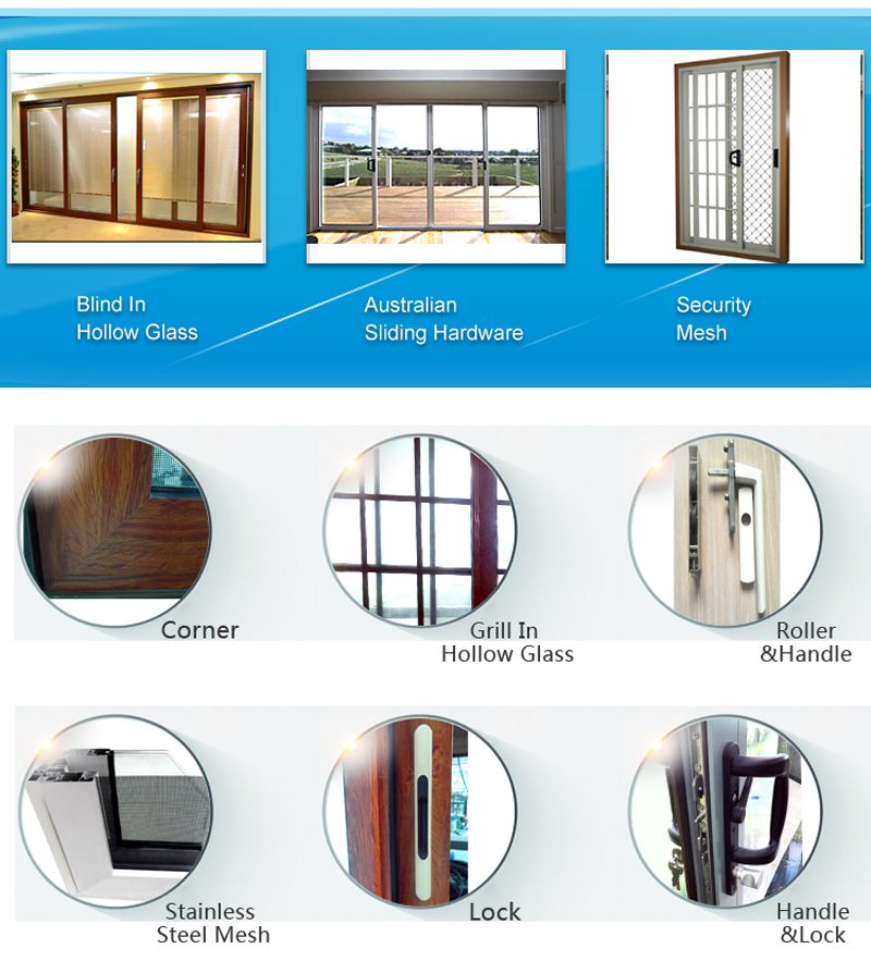 aluminium double door detailed drawing