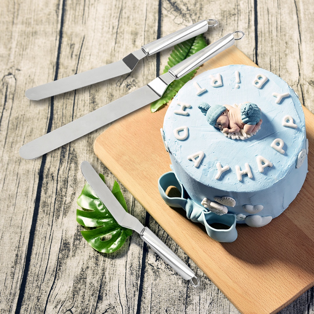 Stainless Steel Cake Decorating Spatula Stainless Steel Cake Decorating Spatula
