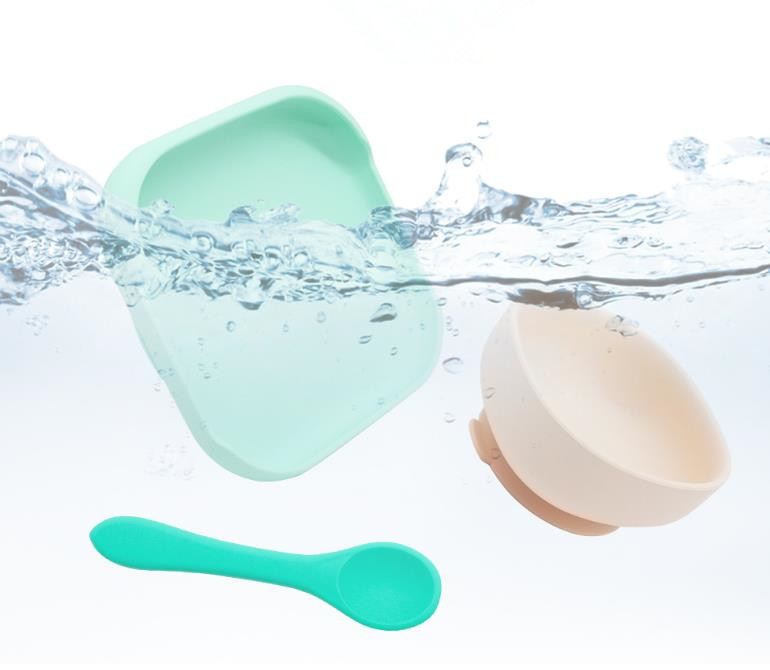 BPA Free Suction Plate Baby with Spoon