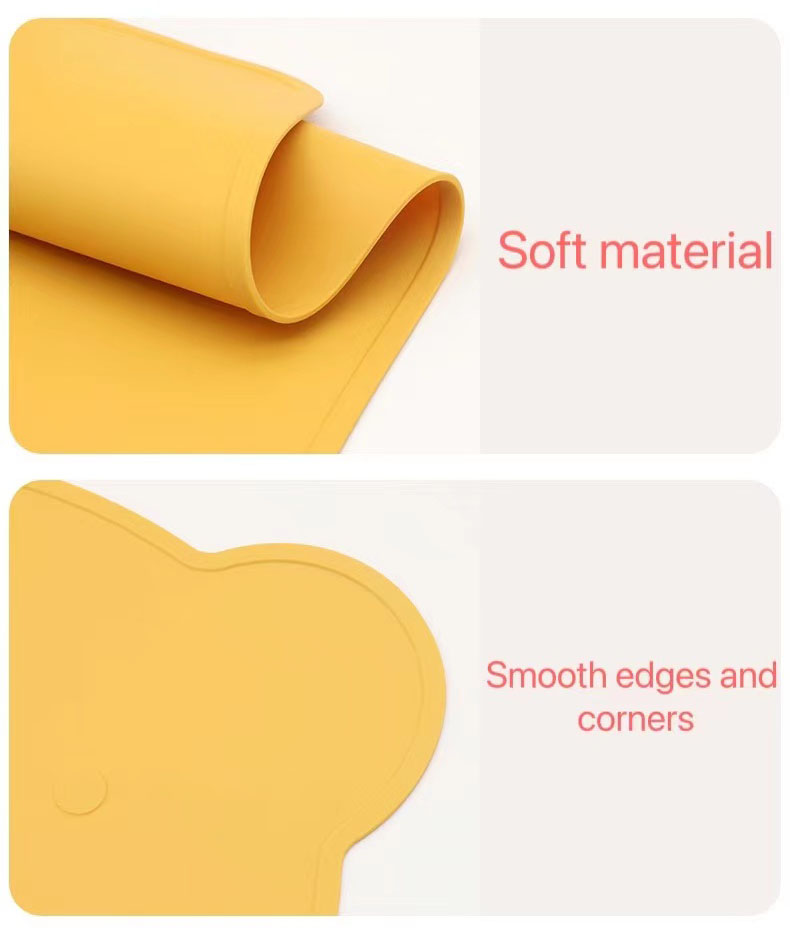 Silicone Placemat Feeding Table Mat for Babies Toddlers Kids Silicone Placemat Feeding Table Mat for Babies Toddlers Kids