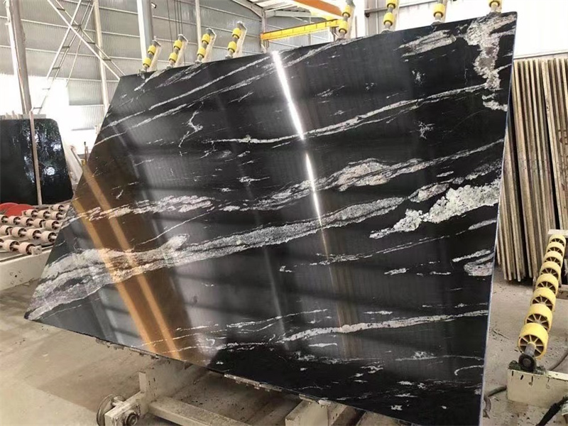 Cosmos Black Granite Slab Cosmos Black Granite Slab