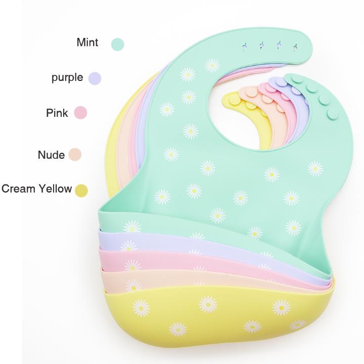 Rubber Bib with Food Catching Pocket Rubber Bib with Food Catching Pocket