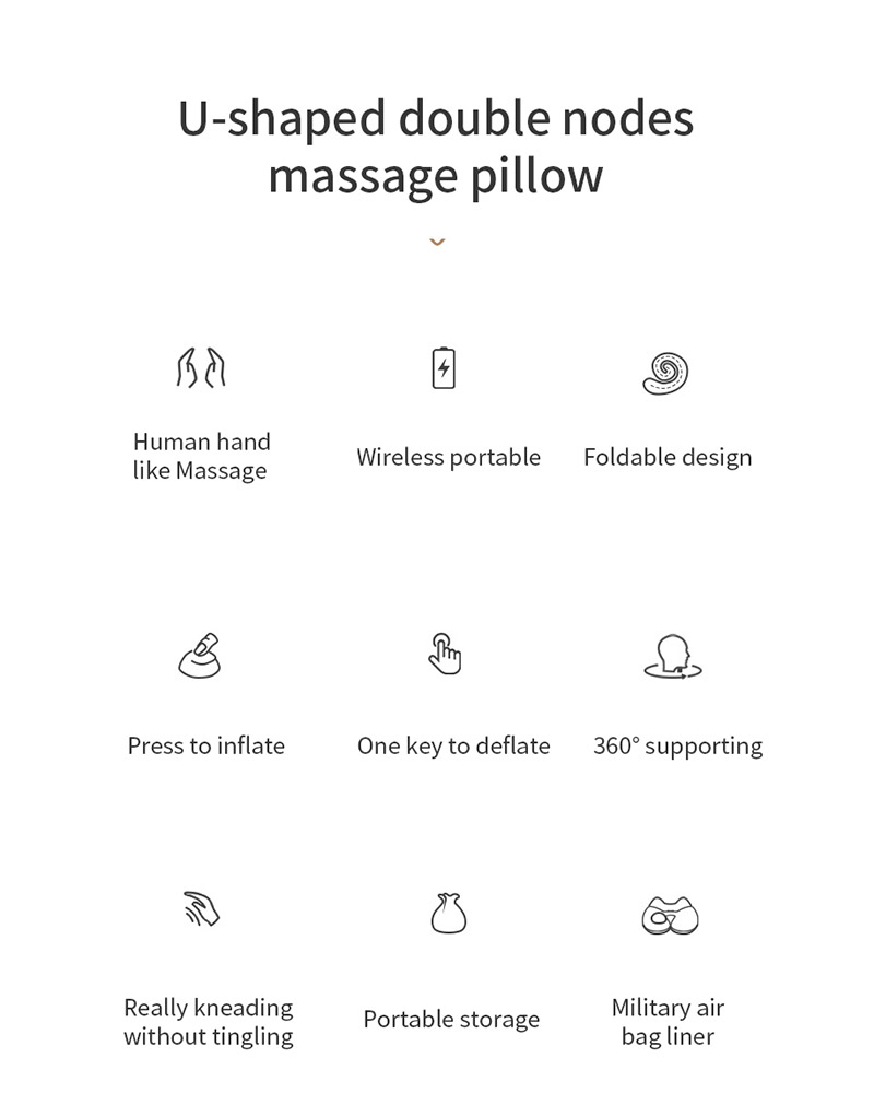 U Shape Massage Pillow U Shape Massage Pillow