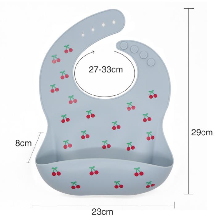Baby Bib with Food Catcher Pocket Baby Bib with Food Catcher Pocket