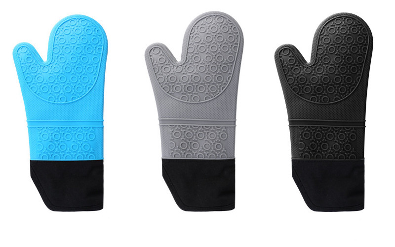 large plus silicone oven mitts