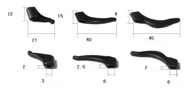 silicone ear hooks