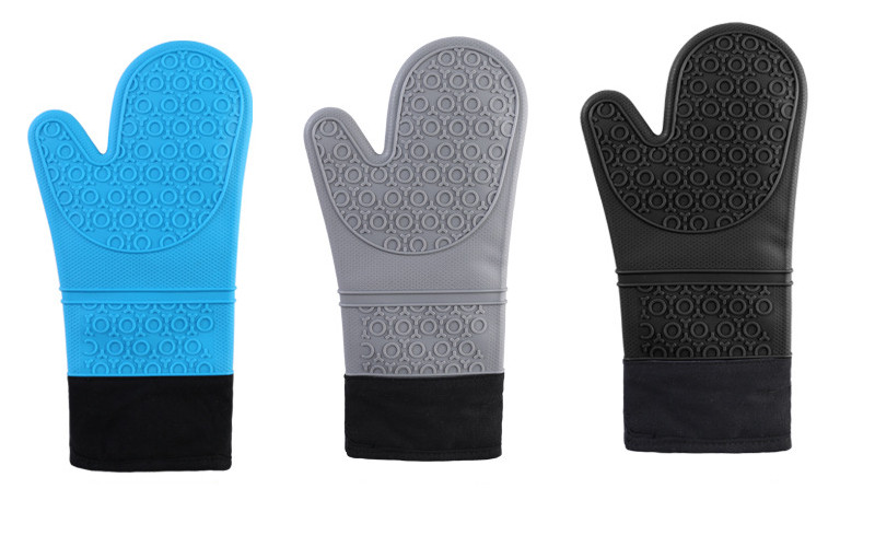 Baking gloves with cotton layer Baking gloves with cotton layer