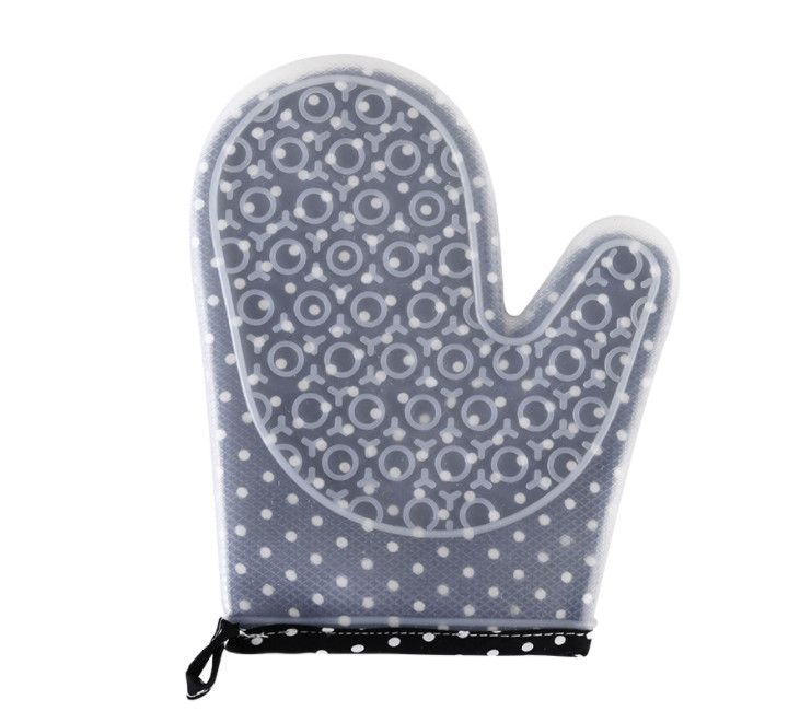 Fashion Silicone Cotton Oven Mitten