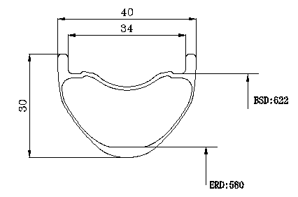 29er 40mm wide am rims