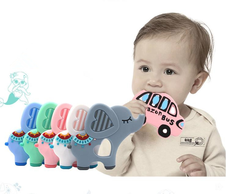 Silicone Baby Teether Chew Toys