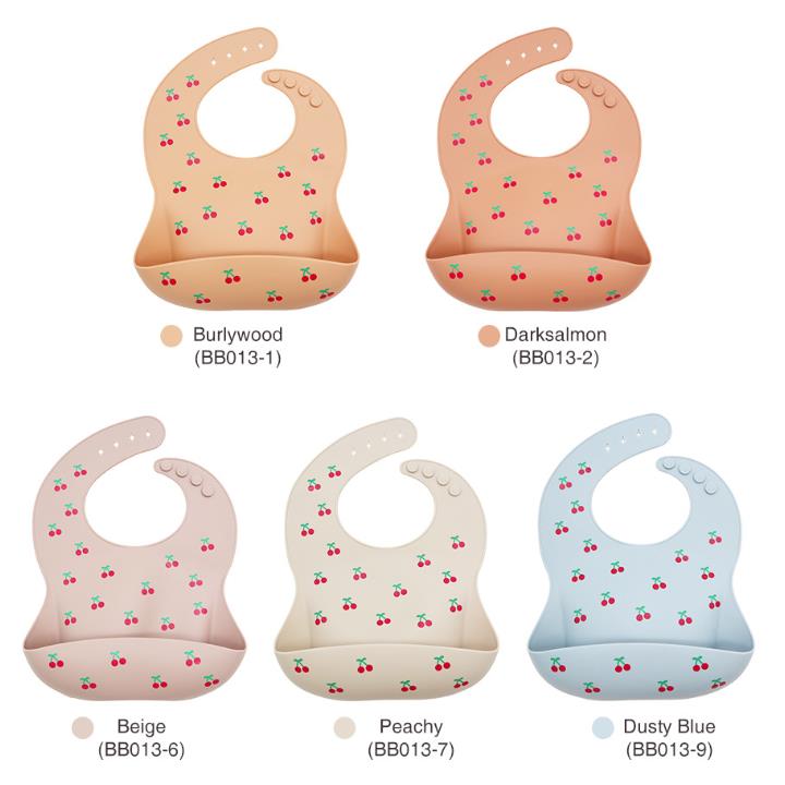 Bpa Free Silicone Teething Bibs