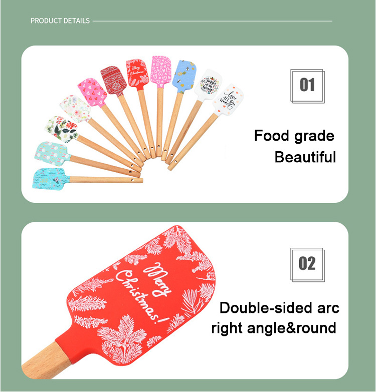 Spatulas with wooden handle Spatulas with wooden handle
