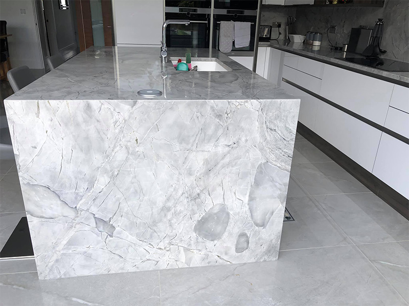 Super White Quartzite Countertop