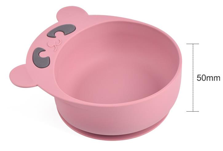 silicone baby bowl and spoon set