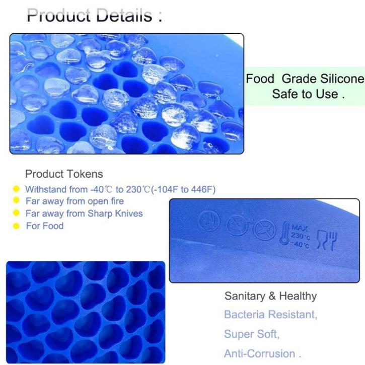 small ice cube silicone trays