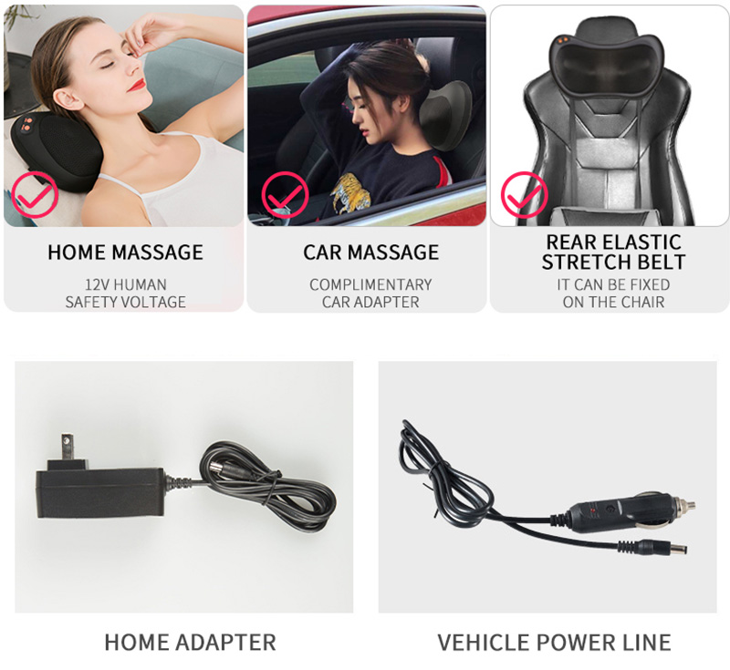 Car Seat Kneading Neck and Shoulder Massager