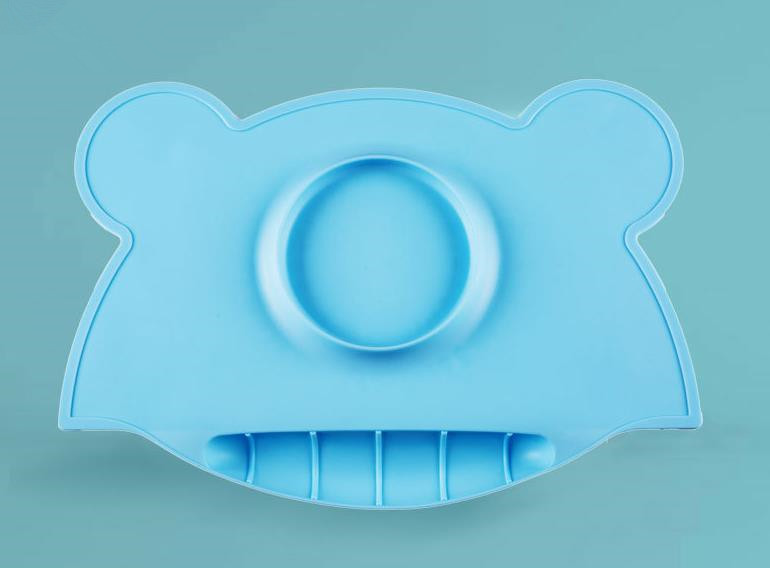 silicone bowl with food catching placemat silicone bowl with food catching placemat