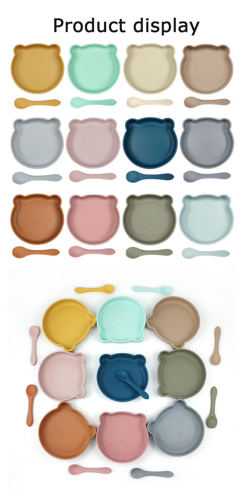 Baby Feeding Plate Suction Bottom Baby Feeding Plate Suction Bottom