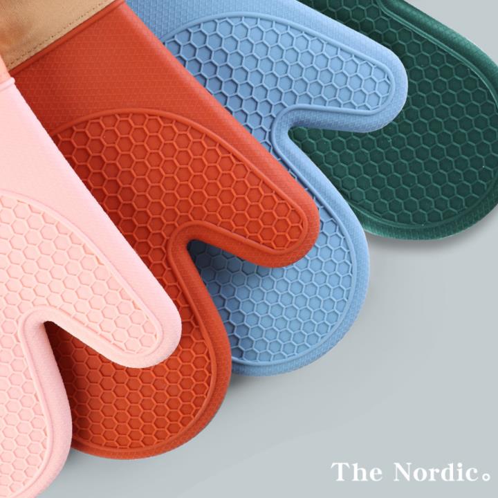 Silicone Oven Mitts with Cotton Silicone Oven Mitts with Cotton