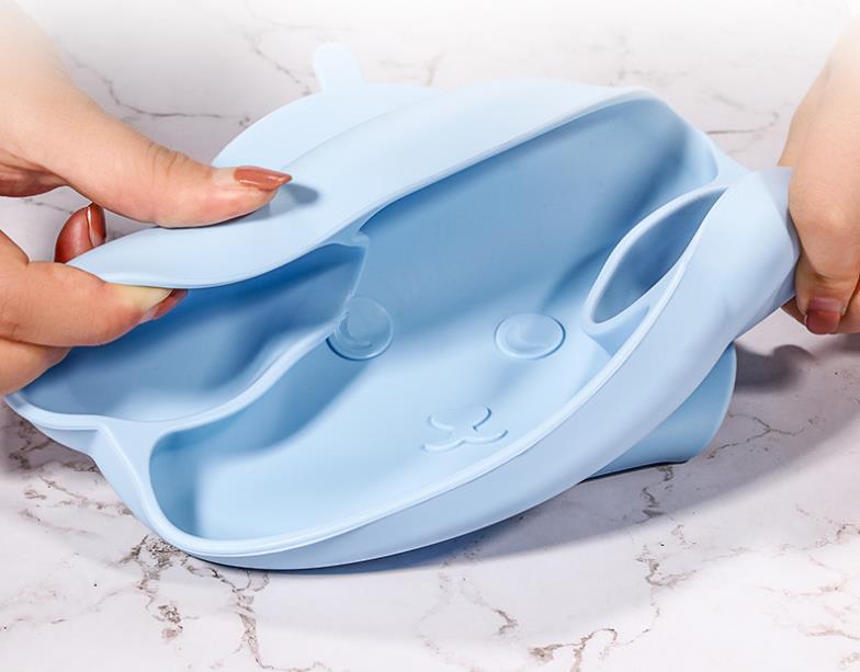 BPA free silicone baby plate