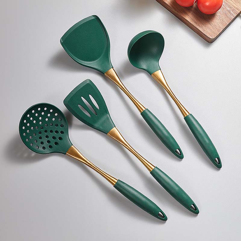 4pcs/set Resistant Silicone Spatula Spoon Cooking Kitchen Utensil Set 4pcs/set Resistant Silicone Spatula Spoon Cooking Kitchen Utensil Set