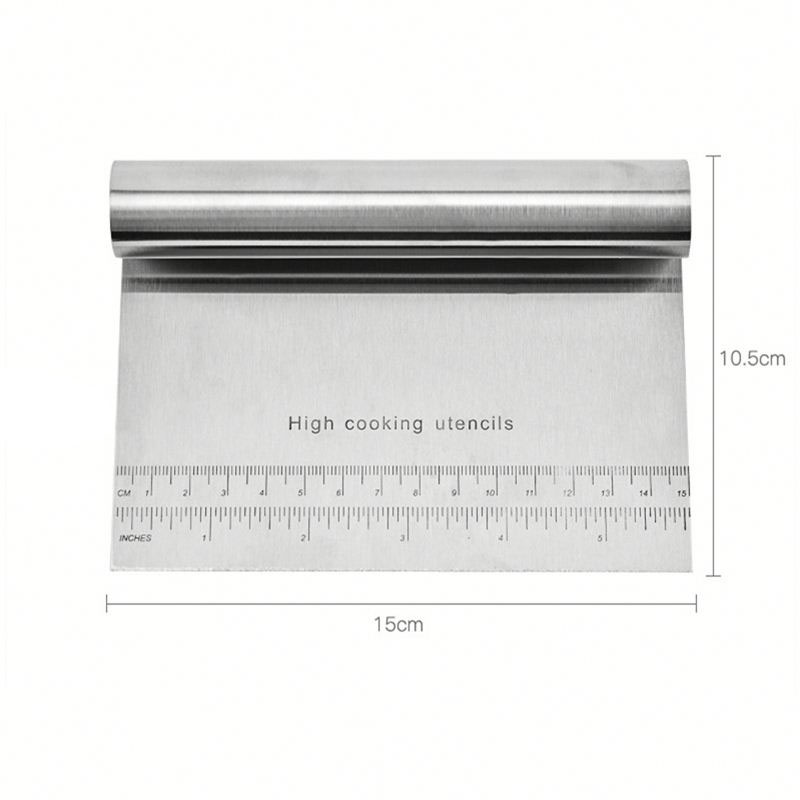 stainless steel Measure Dough Chopper with stainless steel Handle stainless steel Measure Dough Chopper with stainless steel Handle
