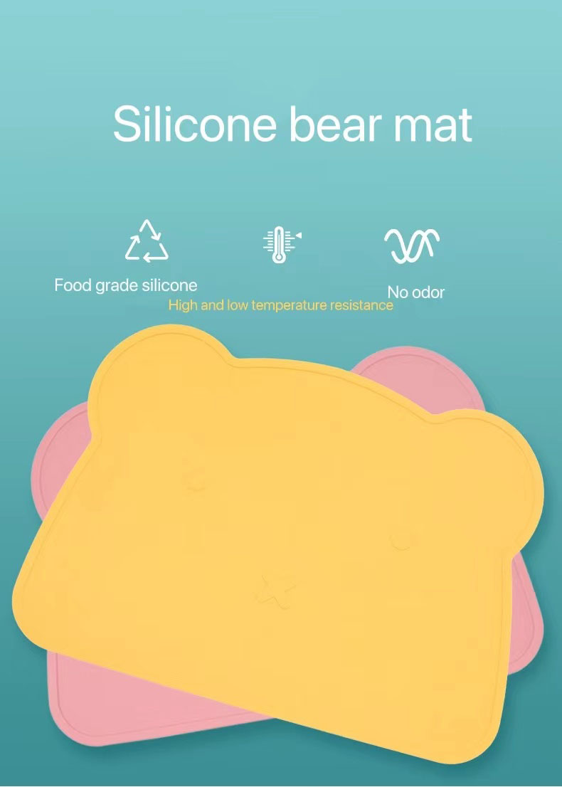 Silicone Placemat Feeding Table Mat for Babies Toddlers Kids Silicone Placemat Feeding Table Mat for Babies Toddlers Kids