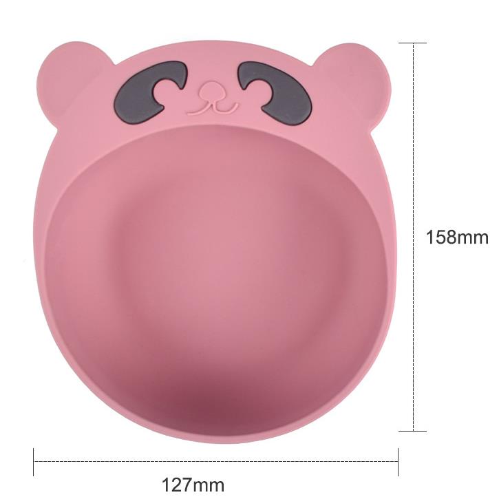 baby silicone bib bowl spoon set