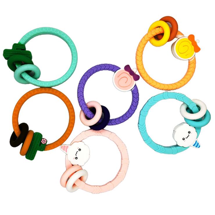 Silicone Baby Teething Ring Silicone Baby Teething Ring