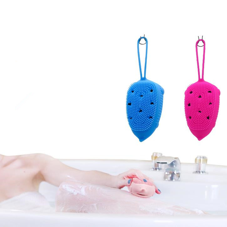 silicone massage bath brush