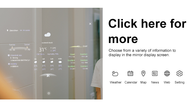 smart mirror touch screen smart mirror touch screen