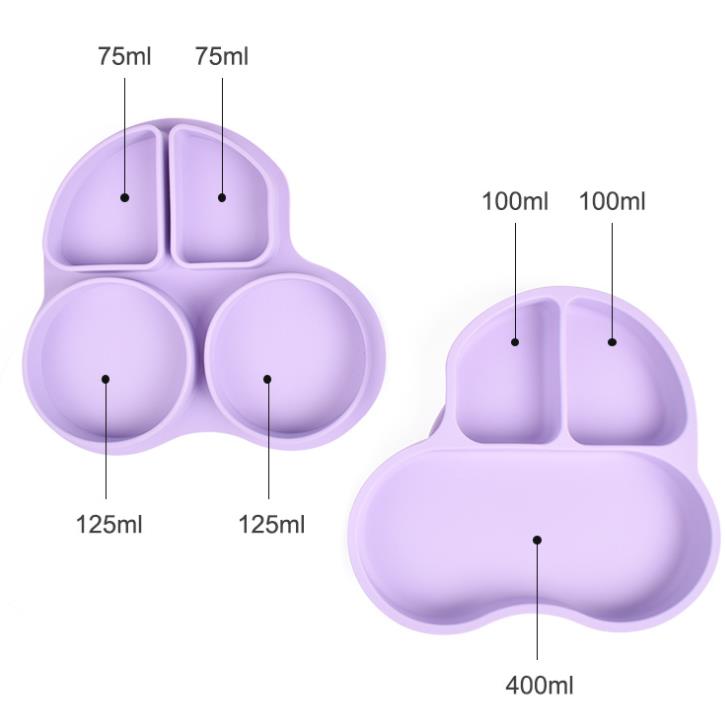 feeding suction silicone bowl