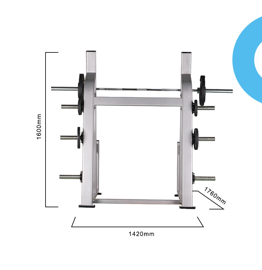 Half Squat Rack with Pull Up Bar