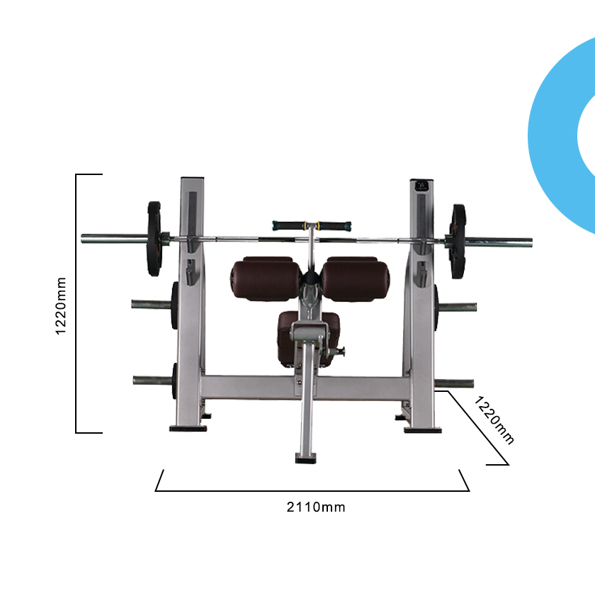 Decline Bench Press With Olympic Weight Plate