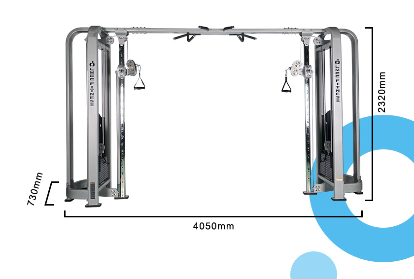 gym equipment cable crossover max