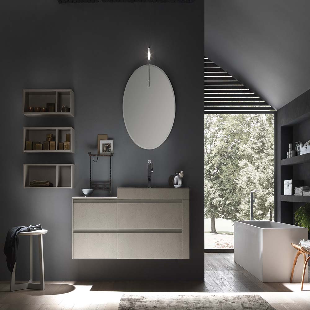 Modern Italian style bathroom cabinet