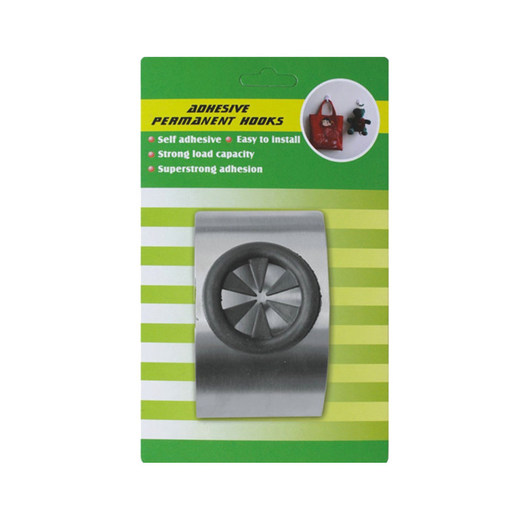 Self-adhesive metal hook Self-adhesive metal hook