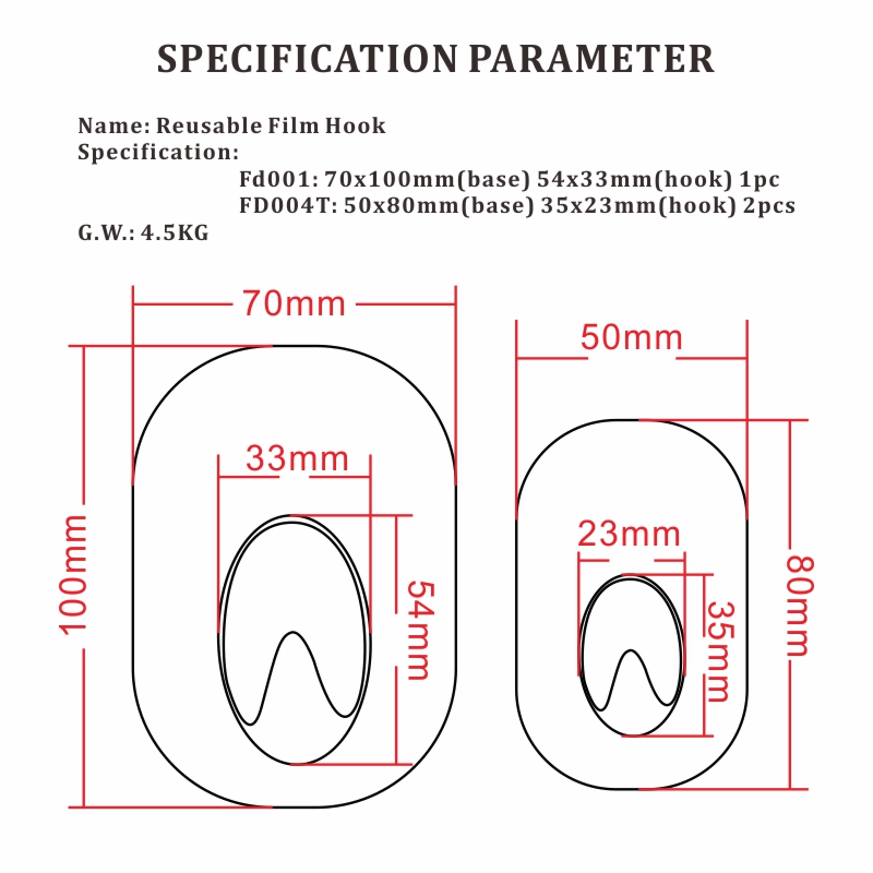 plastic hook size plastic hook size