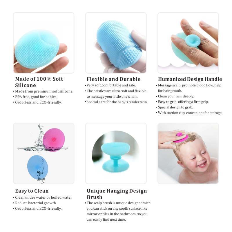 Baby Shampoo Bath Brush