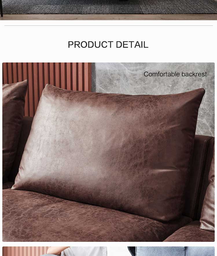 Linsy Modern Minimalist Net Nordic Living Room Set Sectional Fabric Upholstery Sofa S053